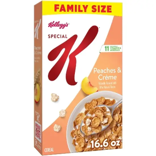 Kellogg's Special K Peaches and Cream Breakfast Cereal - 16.6oz image {11}