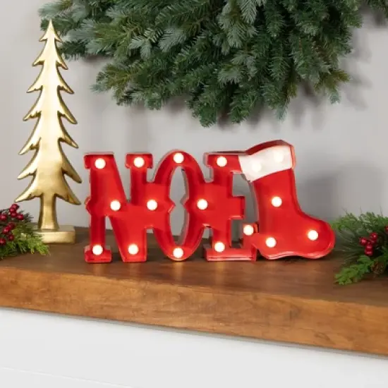 Northlight Lighted "Noel" Christmas Decoration - 16" image {1}