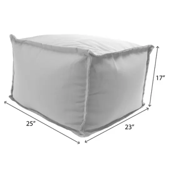 Outdoor Pouf Ottoman - Jordan Manufacturing image {3}