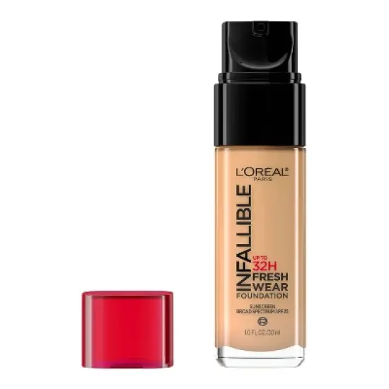 L'Oreal Paris Infallible 32HR Fresh Wear Foundation with SPF 25 - 1 fl oz image {22}