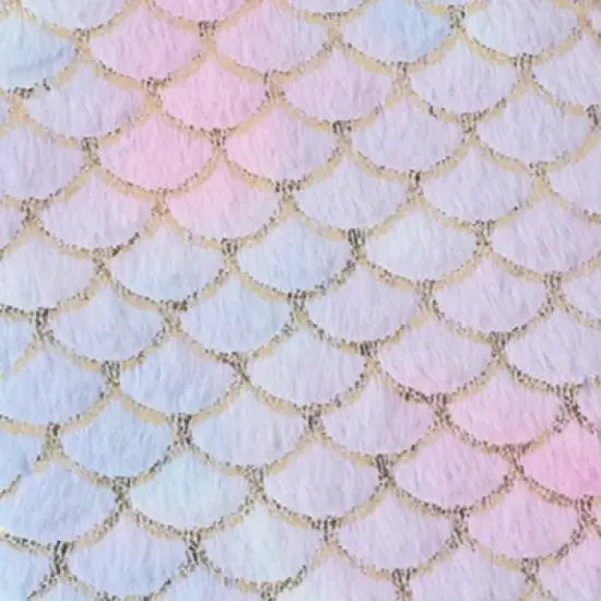 Paaaawaters Fish scale plush notebook A5 diary can be used for study and office suitable for gifts for girls mermaid shell ocean cute princess style image {6}