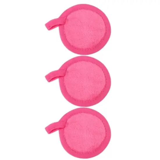 Unique Bargains Soft Flannel Pads Reusable Makeup Remover Eco Pads Facial Make Up Cleansing Removal for Most Skin Types 3 Pcs image {10}