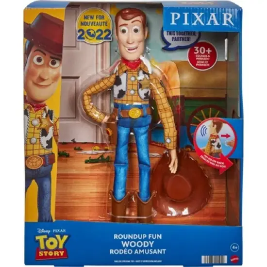 Disney Pixar Toy Story Roundup Fun Woody Action Figure image {1}