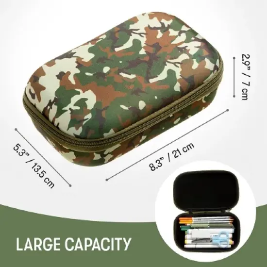 ZIPIT Camo Pencil Case, Pencil Box for Boys image {3}