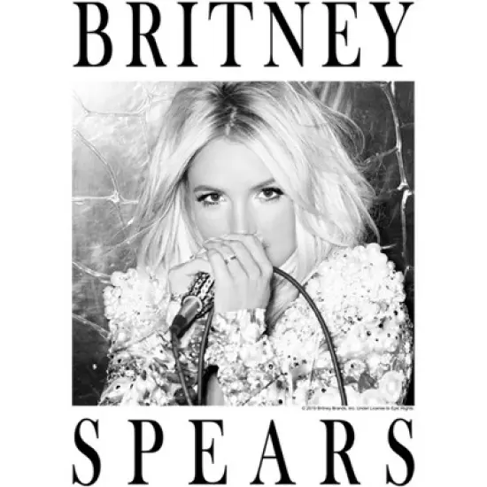 Junior's Britney Spears Classic Star Frame T-Shirt image {1}