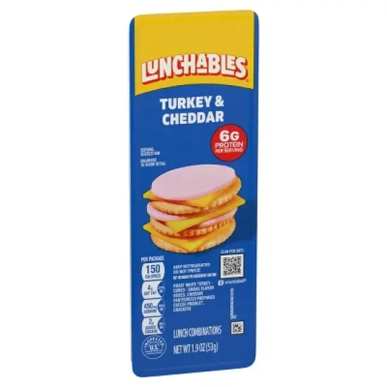 Lunchables Turkey & Cheddar Cheese with Crackers - 1.9oz image {6}
