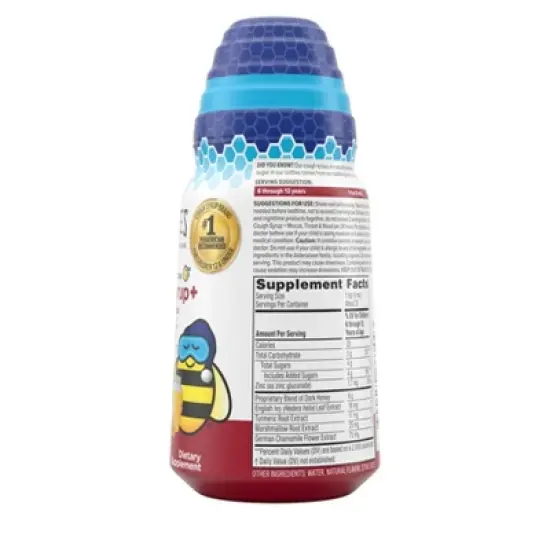 Zarbee's Kids' Nighttime Cough Syrup - 4oz image {8}