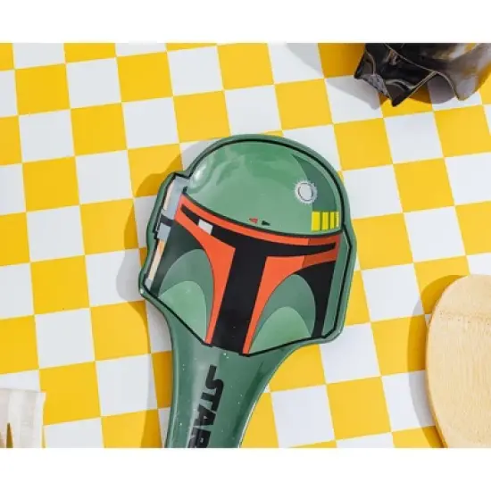 Silver Buffalo Star Wars Boba Fett Sculpted Ceramic Spoon Rest image {3}