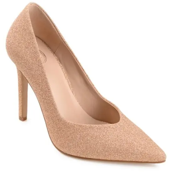 Journee Collection Womens Ninna Slip On High Stiletto Pointed Toe Pumps image {13}