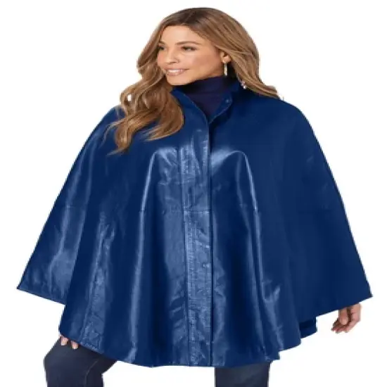 Jessica London Women&rsquo;s Plus Size Leather Duster image {5}