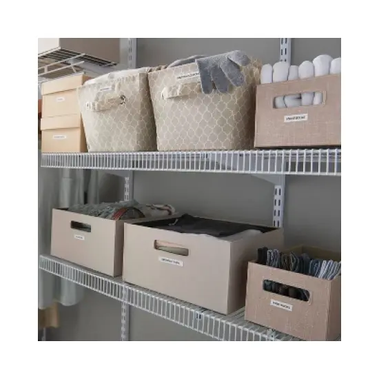 DYMO LetraTag 2pk Label Tape Cassette Black on White Plastic: Refill for Label Maker, Cassette Labels, Black Ink image {6}