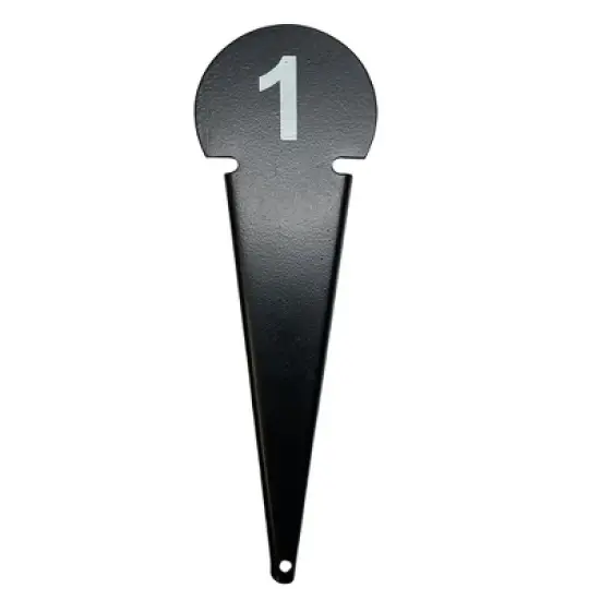 Amber Fight Gear Discus & Shot Put Markers (Set of 10) Track & Field Equipment,Secure Placement,Metal Construction for Competitions and Training image {1}