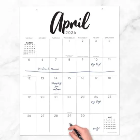 TF Publishing 22.5"x17.5" 2026 Large Art Poster Wall Calendar image {3}