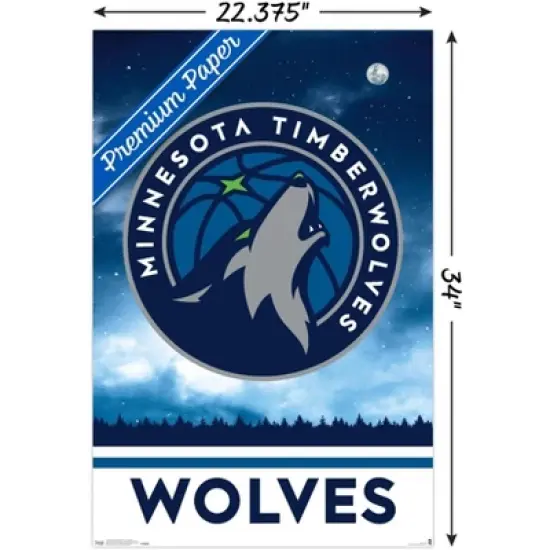 Trends International NBA Minnesota Timberwolves - Logo 18 Unframed Wall Poster Prints image {2}