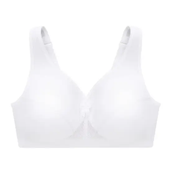 Glamorise Womens MagicLift Active Support Wirefree Bra 1005 White image {3}