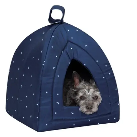 FurHaven Fleece Pet Tent Cat Bed image {8}