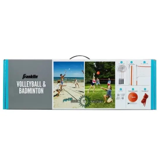 Franklin Sports Starter Badminton & Volleyball Set image {2}