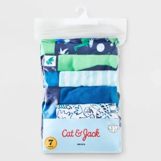 Toddler Boys' 7pk 'Dinos' Briefs - Cat & Jack&trade; image {1}