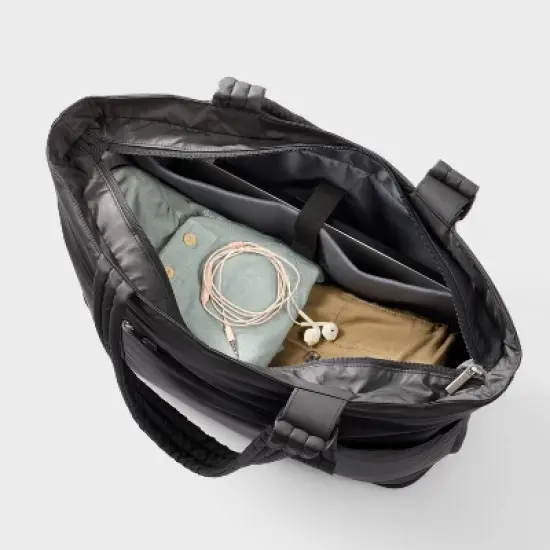 Puffer Expandable Weekender Bag - Open Story image {3}