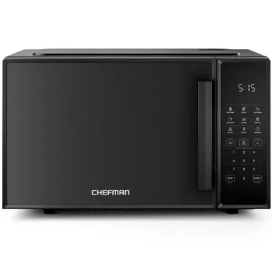 Chefman Countertop Microwave Oven with 6 Presets and 10 Power Levels - Black image {8}