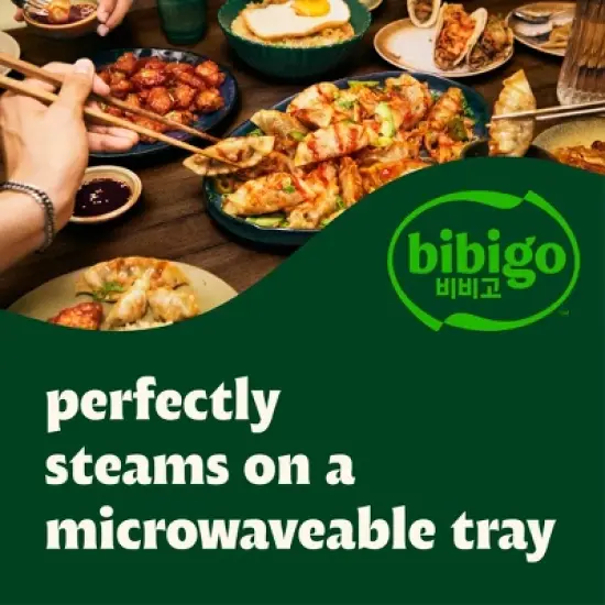 Bibigo Frozen Steamed Dumplings Pork & Vegetable - 6.6oz image {10}