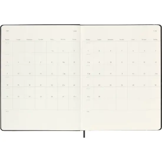 Moleskine 2025-26 18 Month Weekly Academic Planner Black image {4}