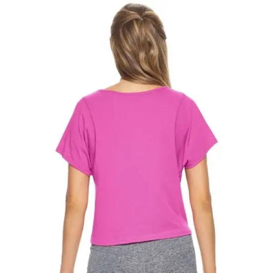 Expert Brand USA-Made Women's MoCA&trade; Cotton Blend Cropped Tee image {10}