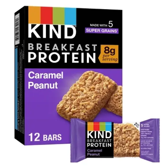 KIND Caramel Peanut Breakfast Nutrition Bars - 10.58oz/6ct image {8}