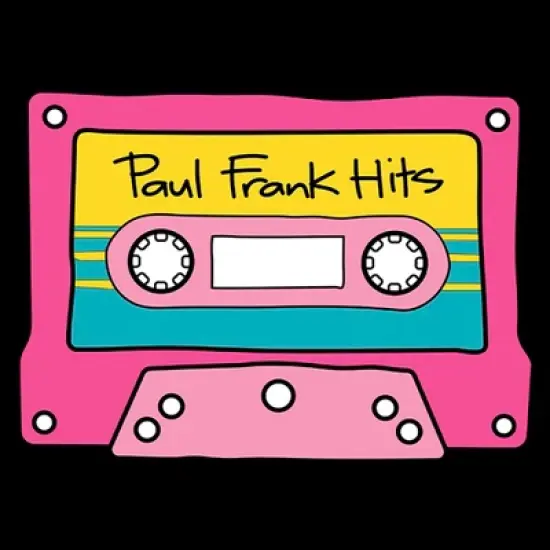 Women's Paul Frank Cassette Tape Hits Pink T-Shirt image {1}