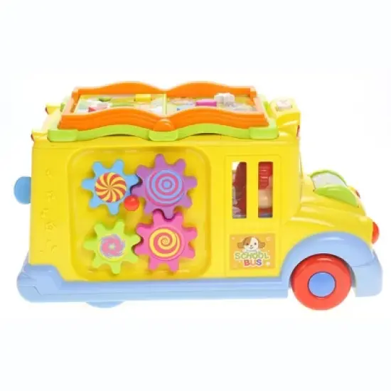 Ready! Set! Go! Educational Interactive School Bus Toy With Flashing Lights & Sounds, Great for Kids and Toddlers image {8}