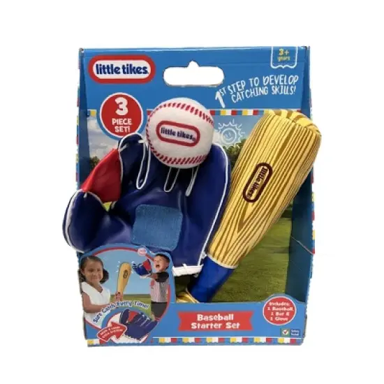 Little Tikes Junior Toy Baseball Starter Set - 3pc image {2}