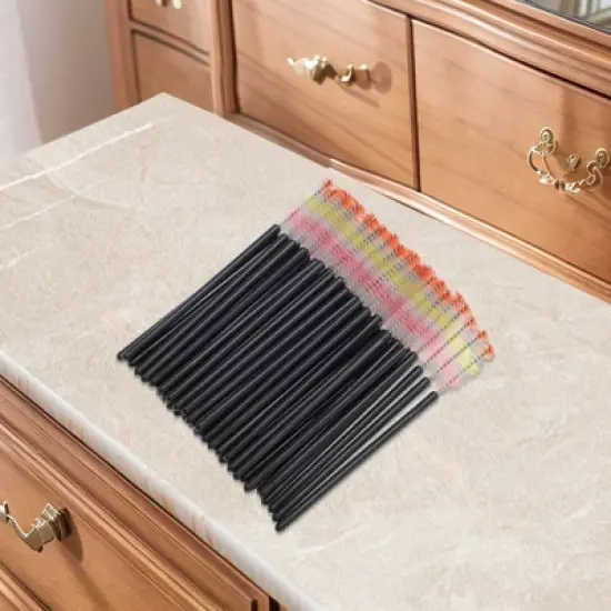 Unique Bargains Disposable Colorful Eyelash Brush 50 Pcs image {4}