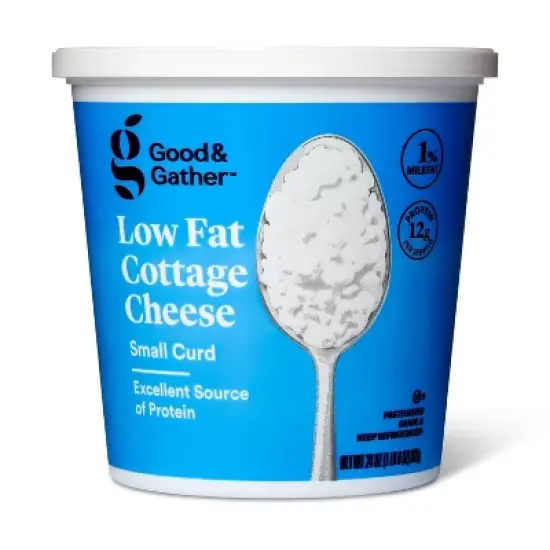 1% Milkfat Low fat Small Curd Cottage Cheese - 24oz - Good & Gather&trade; image {4}