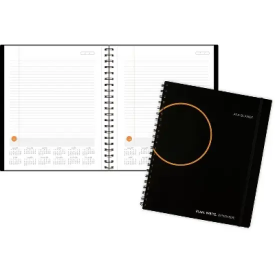 AT-A-GLANCE Plan. Write. Remember. 8.5" x 11" Daily Planner Poly Cover Black/Orange (70-6209-05-26) image {7}
