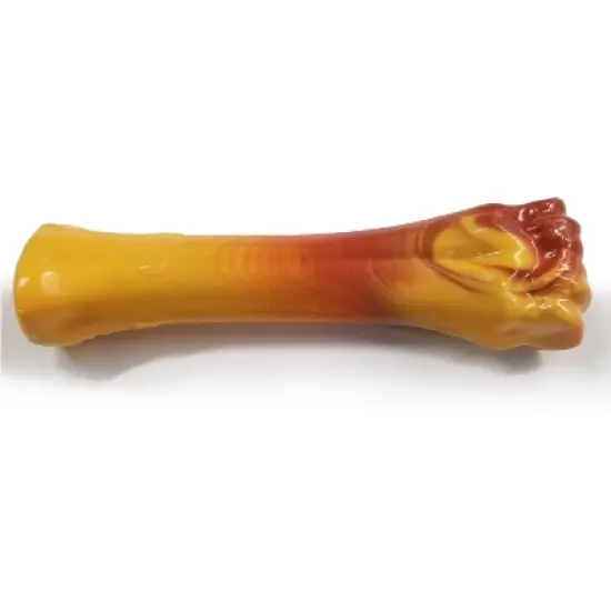 Nylabone Souper Bacon & Cheese Dog Toy - Brown - XL image {4}