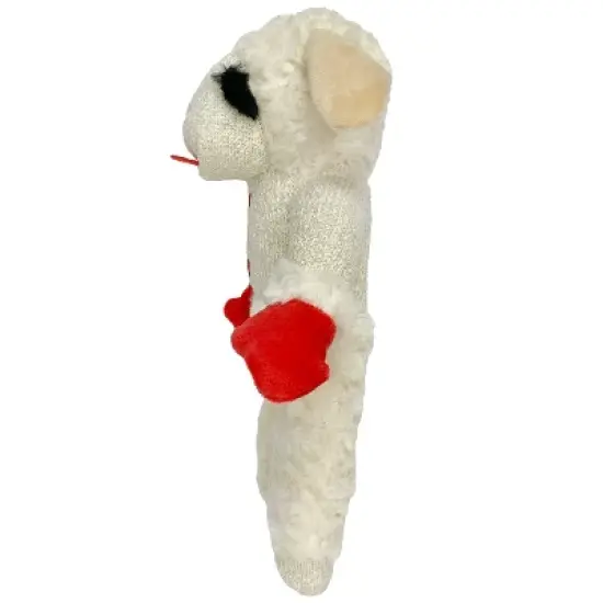 Multipet 13" Standing Lamb Chop Dog Interactive Plush Toy image {3}
