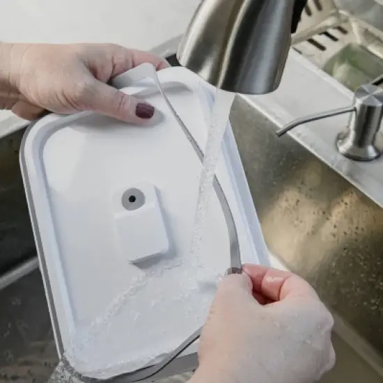 OU Glass Food Storage Container Set 4pc (set of 2) Microwave, Freezer & Dishwasher Safe, Airtight Leak Proof Lid with Microwave Valve, Stackable image {11}