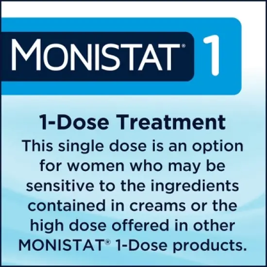 Monistat 1-Dose Yeast Infection Treatment, Prefilled Antifungal Applicator - 0.16oz image {3}