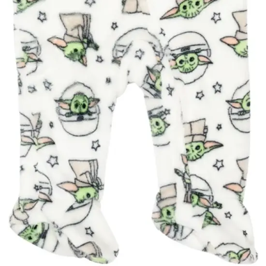 Star Wars The Mandalorian The Child Baby Zip Up Sleep N' Play Coverall Newborn to Infant  image {3}