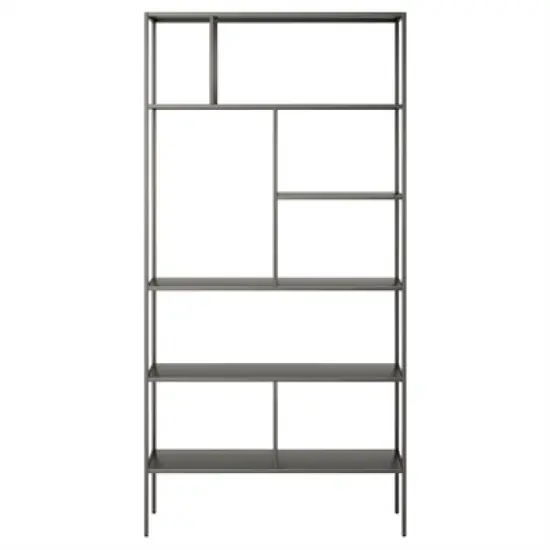 Gunmetal Gray Bookcase - Henn&Hart image {4}