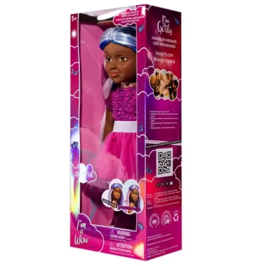 I'M A WOW Olivia the Ballerina 14" Fashion Doll with Color-Changing Hair image {5}