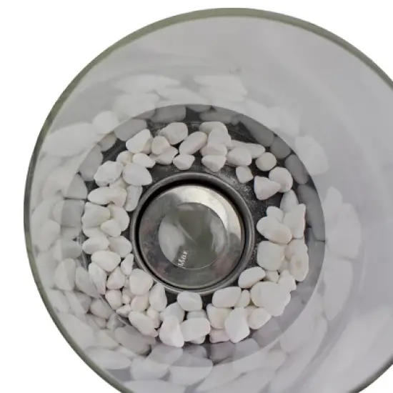 Northlight 10.5" Bio Ethanol Round Portable Tabletop Fireplace with Black Base image {4}