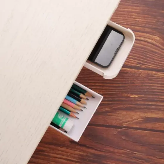 Unique Bargains Under Table Slide Out Hidden Drawer Storage Organizers 2 Pcs image {5}