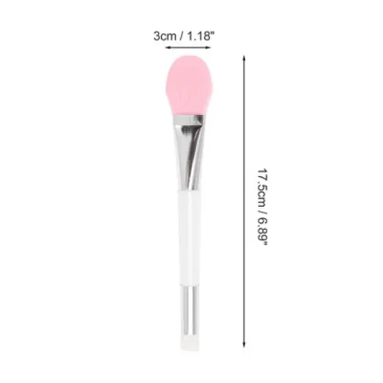 Unique Bargains Smooth Double-headed Face Mask Brush 2 Pcs image {3}