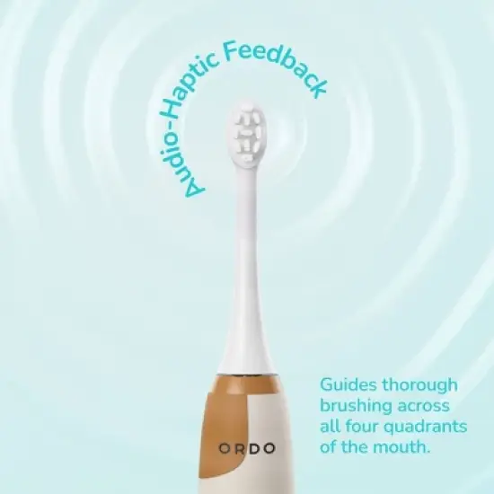 ORDO Sonic Kids Rechargeable Toothbrush - Squishmallows Cam - White image {4}