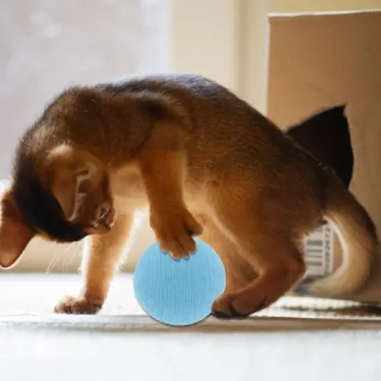 Unique Bargains Cat Playing Ball with Bell 1 Pc image {3}