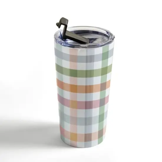 Ninola Design Countryside Gingham Picnic Travel Mug 20 oz Stainless Steel Travel Mug - Deny Designs image {2}