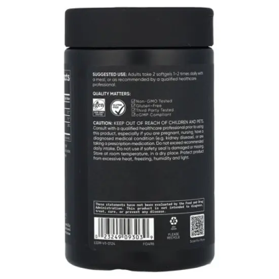 Sports Research Magnesium Glycinate, 120 Softgels (80 mg per Softgel) image {2}