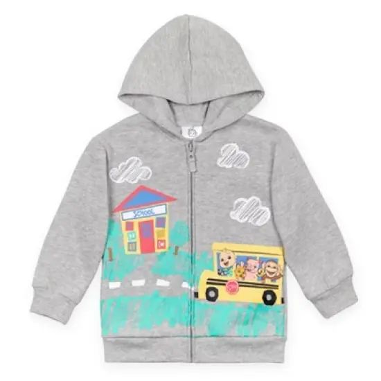 CoComelon JJ Fleece Zip Up Hoodie Toddler image {8}