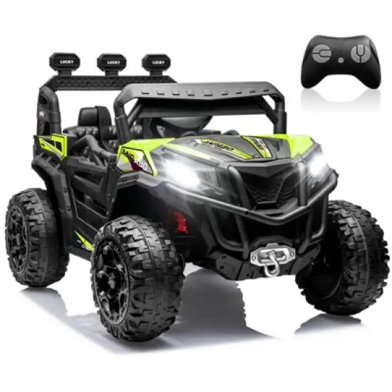 ANPABO 24V UTV Two Seater With Remote/Bluetooth UPC: B0CMTJ16VQ image {1}